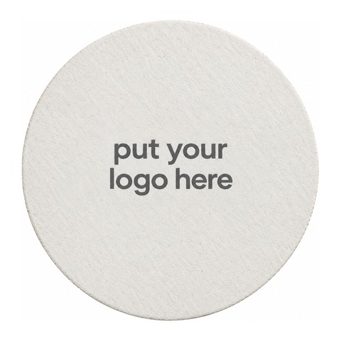 Board Coaster with Plastic Backing